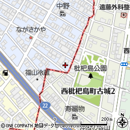 愛知県名古屋市西区あし原町37周辺の地図