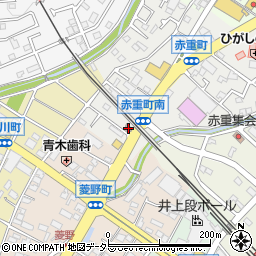 愛知県瀬戸市赤重町128周辺の地図