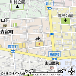 愛知県名古屋市守山区森宮町264周辺の地図