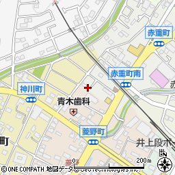 愛知県瀬戸市赤重町137-3周辺の地図