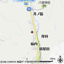 愛知県豊田市上渡合町乳母ケ所75周辺の地図