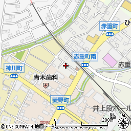 愛知県瀬戸市赤重町140周辺の地図