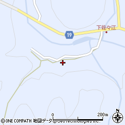 京都府南丹市日吉町佐々江小津谷周辺の地図