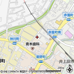 愛知県瀬戸市赤重町136周辺の地図