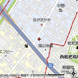 愛知県名古屋市西区あし原町10周辺の地図