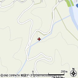 愛知県豊田市武節町サブサ周辺の地図