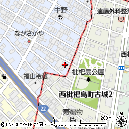 愛知県名古屋市西区あし原町40周辺の地図