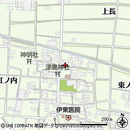 愛知県あま市二ツ寺屋敷26周辺の地図