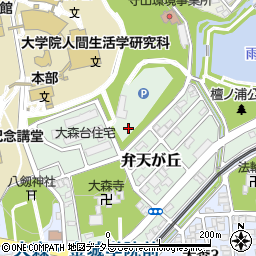 愛知県名古屋市守山区弁天が丘周辺の地図