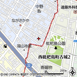 愛知県名古屋市西区あし原町34周辺の地図