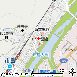 兵庫県丹波市市島町市島364周辺の地図