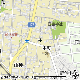 愛知県清須市清洲2209-4周辺の地図
