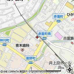 愛知県瀬戸市赤重町129周辺の地図