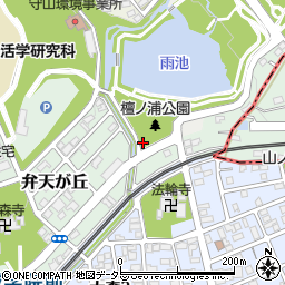 檀ノ浦公園トイレ周辺の地図
