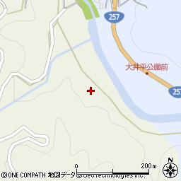 愛知県豊田市武節町エボシ岩周辺の地図