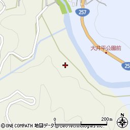 愛知県豊田市武節町（エボシ岩）周辺の地図