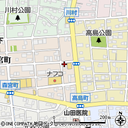愛知県名古屋市守山区森宮町249周辺の地図
