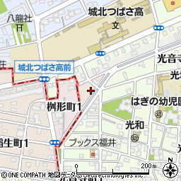 愛知県名古屋市北区桝形町周辺の地図