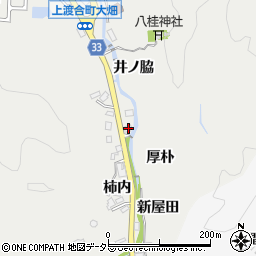 愛知県豊田市上渡合町乳母ケ所71周辺の地図