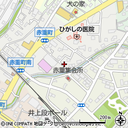 愛知県瀬戸市赤重町67周辺の地図
