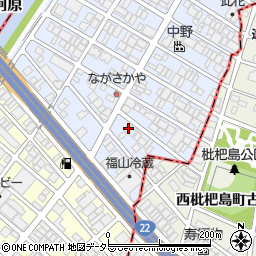愛知県名古屋市西区あし原町25周辺の地図