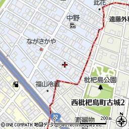 愛知県名古屋市西区あし原町44周辺の地図