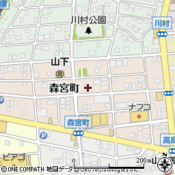 愛知県名古屋市守山区森宮町151周辺の地図