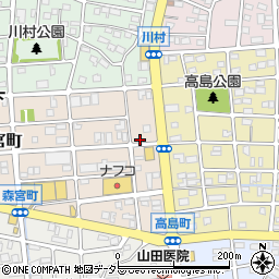 愛知県名古屋市守山区森宮町302周辺の地図