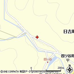 京都府南丹市日吉町四ツ谷東土周辺の地図