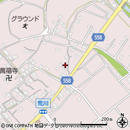 滋賀県大津市荒川55-2周辺の地図
