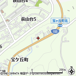 愛知県瀬戸市宝ケ丘町45周辺の地図