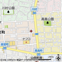 愛知県名古屋市守山区森宮町301周辺の地図