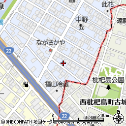 愛知県名古屋市西区あし原町29周辺の地図
