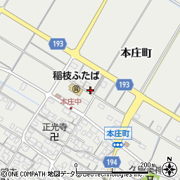 滋賀県彦根市本庄町1650周辺の地図