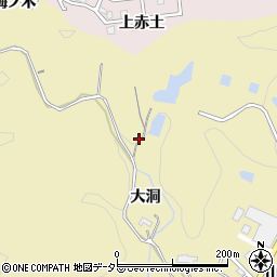 愛知県豊田市北一色町大洞777周辺の地図