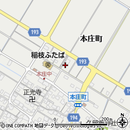 滋賀県彦根市本庄町1645周辺の地図