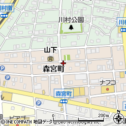 愛知県名古屋市守山区森宮町139周辺の地図