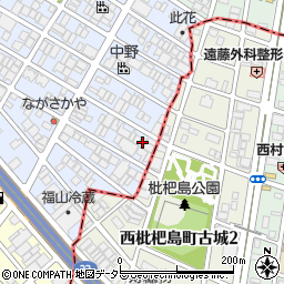 愛知県名古屋市西区あし原町62周辺の地図
