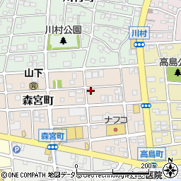 愛知県名古屋市守山区森宮町273周辺の地図