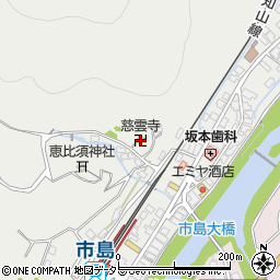 慈雲寺周辺の地図