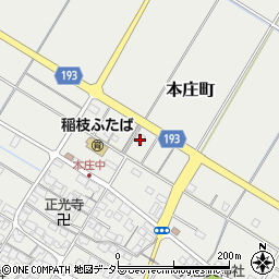 滋賀県彦根市本庄町1640周辺の地図