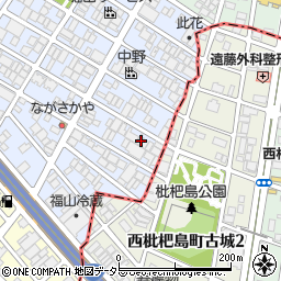 愛知県名古屋市西区あし原町64周辺の地図