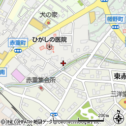 愛知県瀬戸市赤重町60周辺の地図