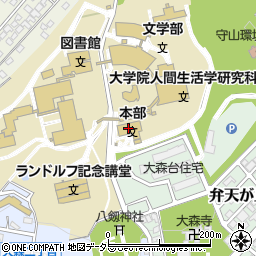 金城学院大学周辺の地図