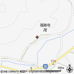 京都府京丹波町（船井郡）質美（ユリ）周辺の地図