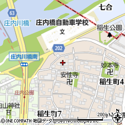 愛知県名古屋市西区稲生町6丁目周辺の地図
