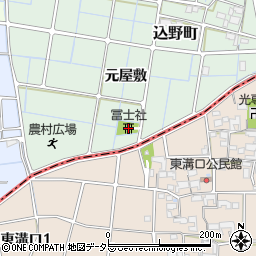冨士社周辺の地図