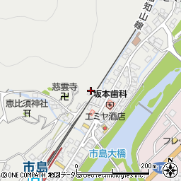 兵庫県丹波市市島町市島361周辺の地図