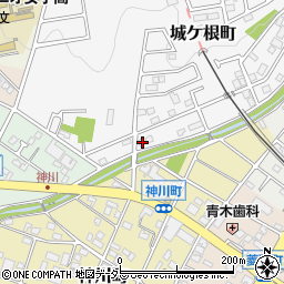 愛知県瀬戸市城ケ根町27周辺の地図