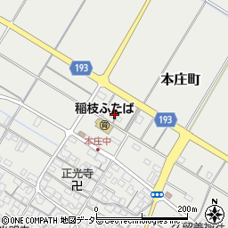 滋賀県彦根市本庄町1666周辺の地図